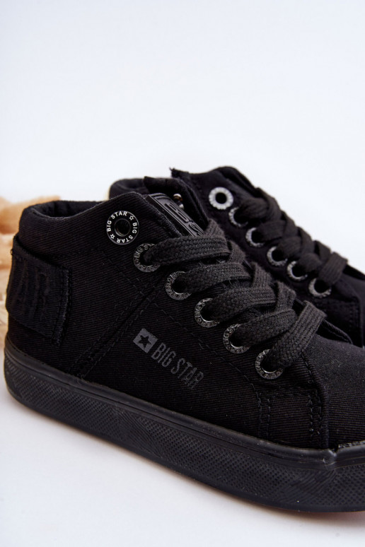 Klassiek kindervrijetijdsmodel voor kinderen met een zool Big Star LL374001 zwarte kleur Klassiek kindervrijetijdsmodel voor kinderen met een zool Big Star LL374001 zwarte kleur