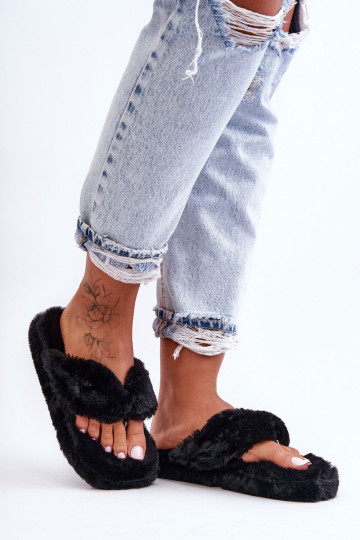 Pantoffels zwart kleur Elma 2