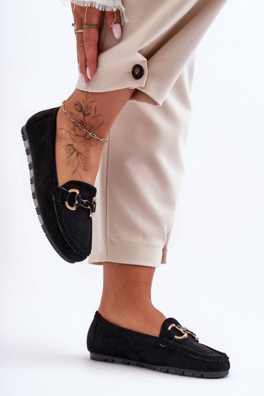 Suède mocassins met ornamenten in groene kleur Dionira