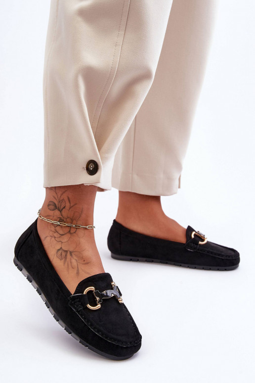 Suède mocassins met ornamenten in groene kleur Dionira