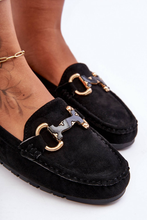 Suède mocassins met ornamenten in groene kleur Dionira