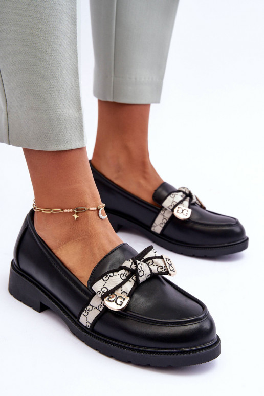 schoenen Mocassins zwarte kleur S.Barski HY330