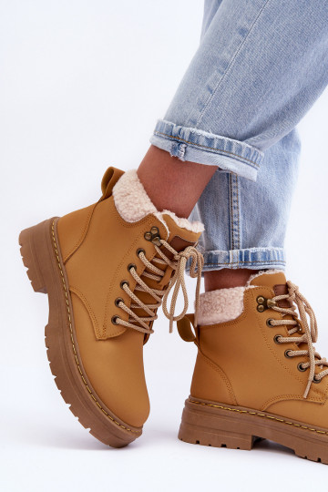 laarsjes met verwarming in de bruine kleur Jette 2