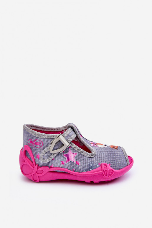 sandalen pantoffels Befado 213P137 grijs-roze kleur sandalen pantoffels Befado 213P137 grijs-roze kleur