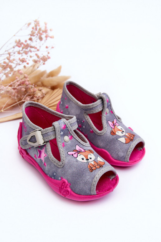 sandalen pantoffels Befado 213P137 grijs-roze kleur sandalen pantoffels Befado 213P137 grijs-roze kleur