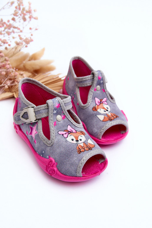 sandalen pantoffels Befado 213P137 grijs-roze kleur sandalen pantoffels Befado 213P137 grijs-roze kleur