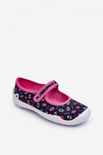 Schoenen/pantoffels Kinder Befado 114Y518 blauw-roze kleur