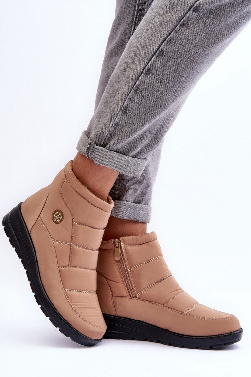 snowboots Dames warm beige Helis
