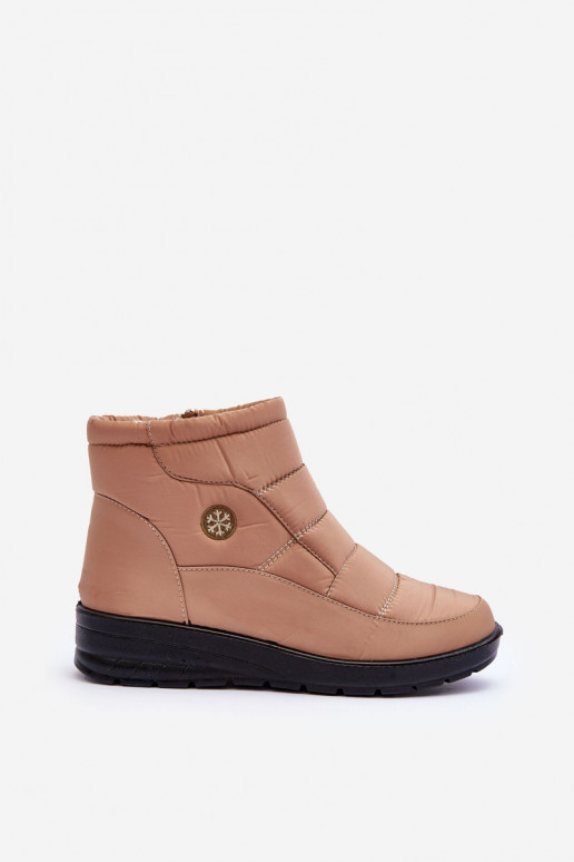snowboots Dames warm beige Helis