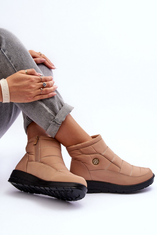 snowboots Dames warm beige Helis