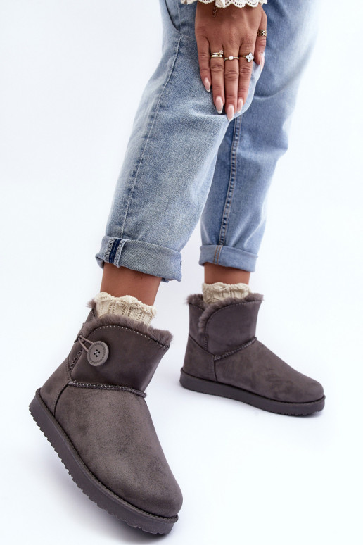 verwarmde snowboots met ornamenten in grijze kleur Siriol verwarmde snowboots met ornamenten in grijze kleur Siriol