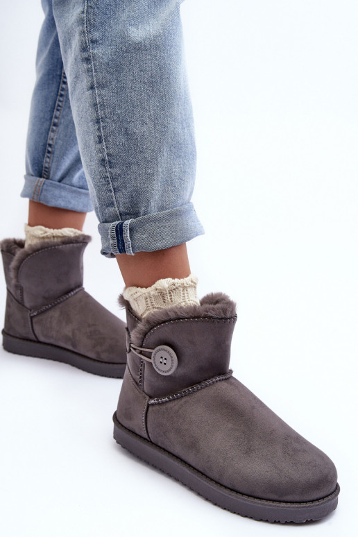 verwarmde snowboots met ornamenten in grijze kleur Siriol verwarmde snowboots met ornamenten in grijze kleur Siriol