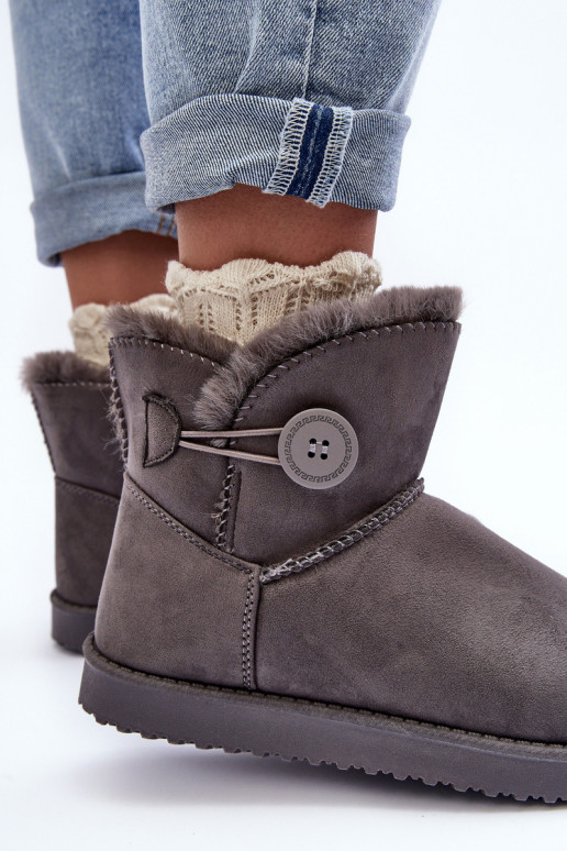 verwarmde snowboots met ornamenten in grijze kleur Siriol verwarmde snowboots met ornamenten in grijze kleur Siriol