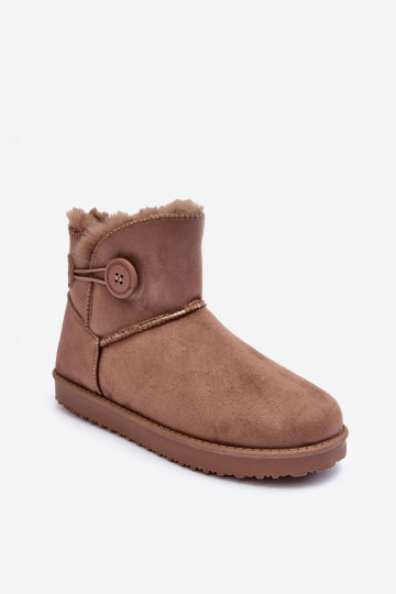 verwarmde snowboots met ornamenten beige Siriol