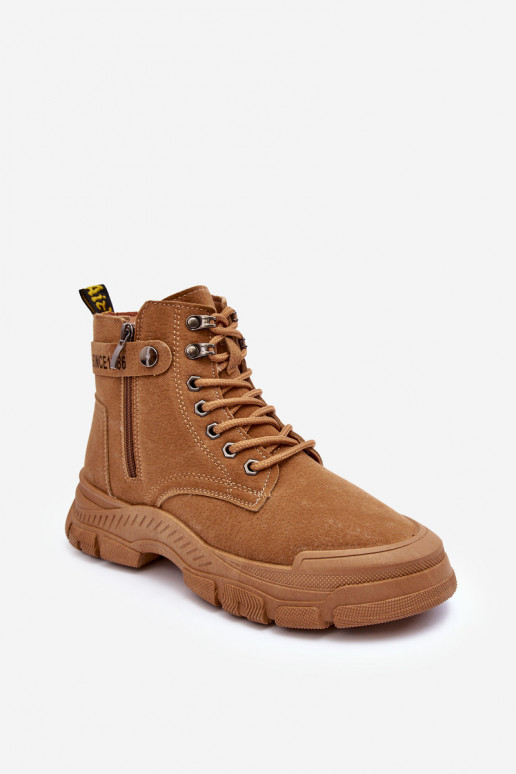 verwarmd van suède Dameslaarzen bruine kleur Jailina