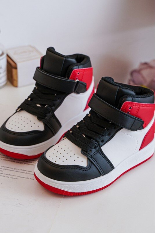 Kindersportschoenen Wit-rode kleur Teredite