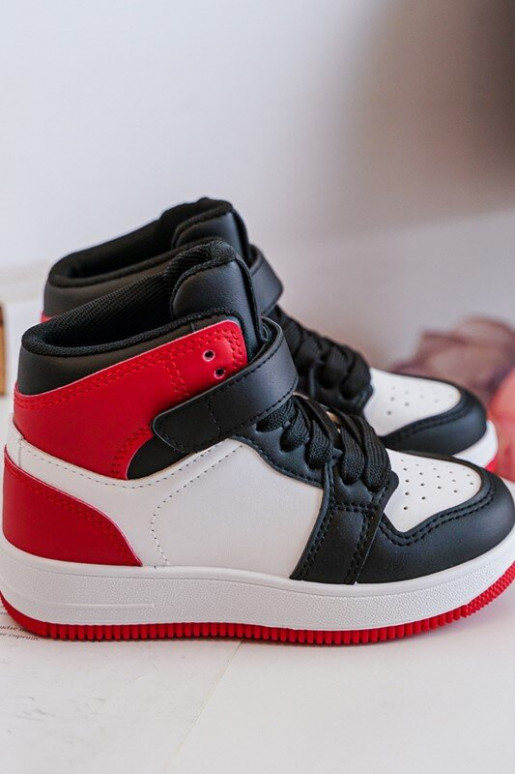 Kindersportschoenen Wit-rode kleur Teredite