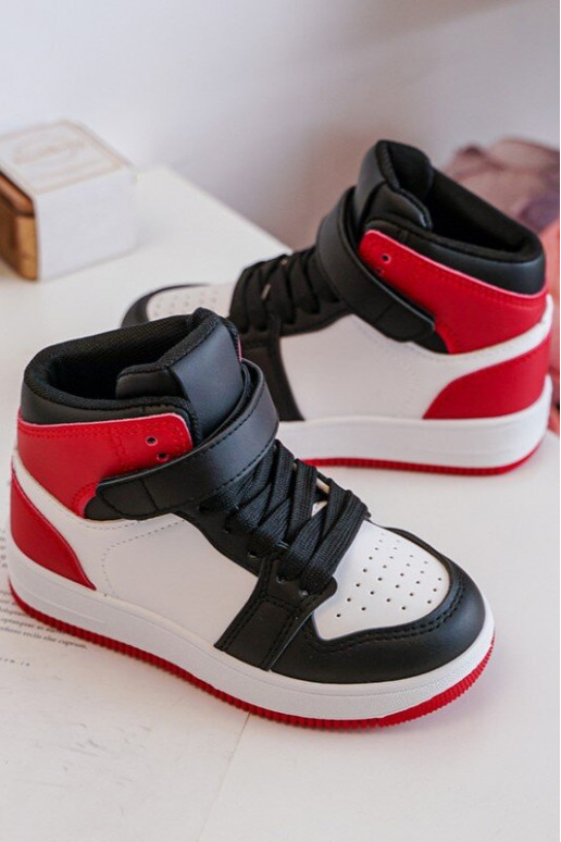 Kindersportschoenen Wit-rode kleur Teredite