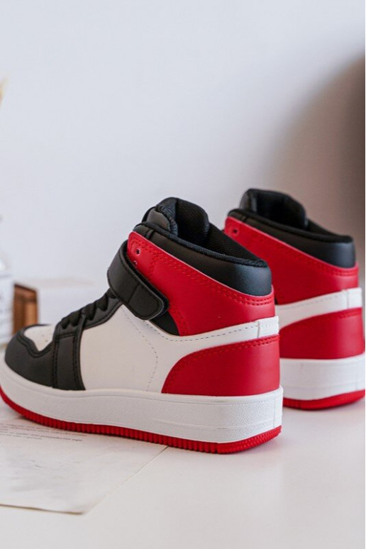 Kindersportschoenen Wit-rode kleur Teredite