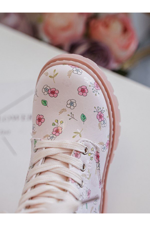 verwarmde kinderlaarzen met ritsen roze kleur Dolida verwarmde kinderlaarzen met ritsen roze kleur Dolida