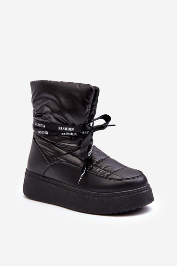 snowboots Wiązaniem zwarte kleur Siracna