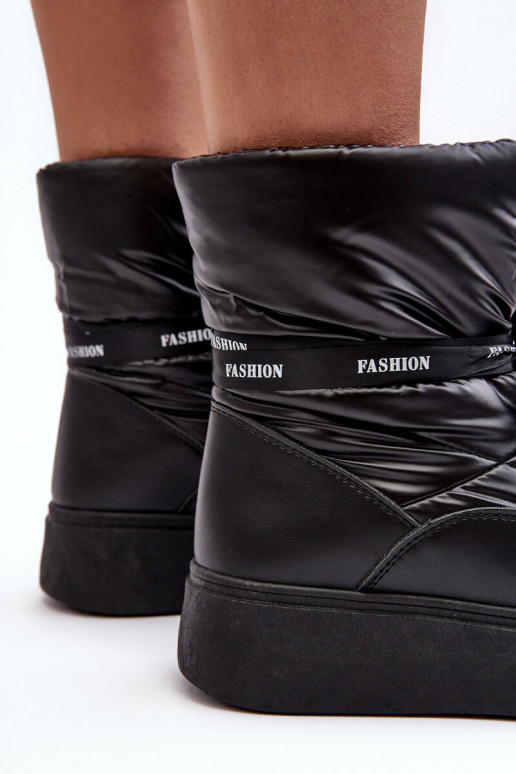 snowboots Wiązaniem zwarte kleur Siracna snowboots Wiązaniem zwarte kleur Siracna