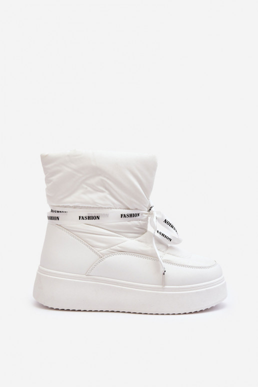 snowboots Wiązaniem witte kleur Siracna snowboots Wiązaniem witte kleur Siracna
