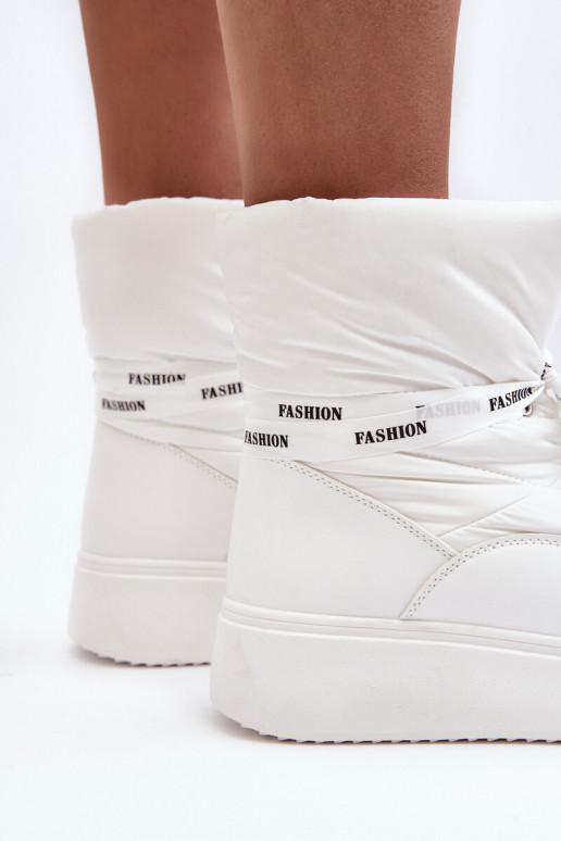 snowboots Wiązaniem witte kleur Siracna snowboots Wiązaniem witte kleur Siracna