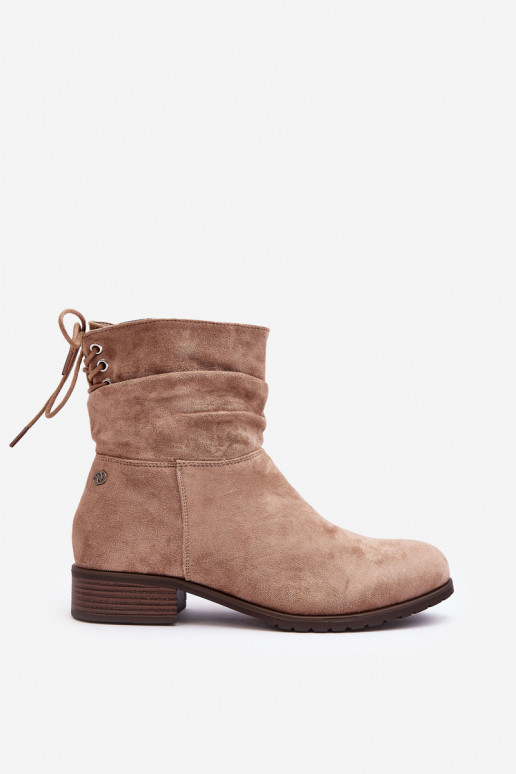 Suède dameslaarzen beige Keresa Suède dameslaarzen beige Keresa