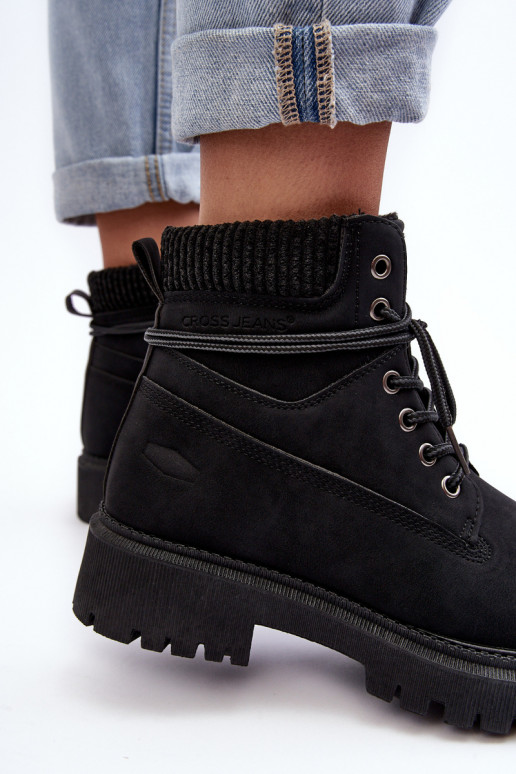 Warme dameslaarzen in zwart Cross Jeans MM2R4012C Warme dameslaarzen in zwart Cross Jeans MM2R4012C