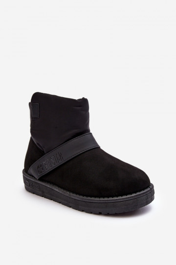 snowboots verwarmd met platform zwart Big Star MM274151