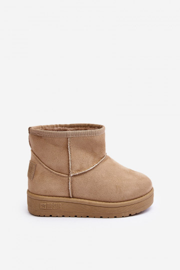 Kindersnowboots verwarmd beige Big Star MM374056 2