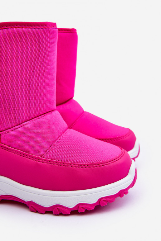 snowboots verwarmd met zelfklevende sluitingen Kinder roze Big Star MM374121 snowboots verwarmd met zelfklevende sluitingen Kinder roze Big Star MM374121