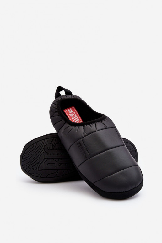 Warming-up pantoffels van een resistent model, zwart Big Star KK174363