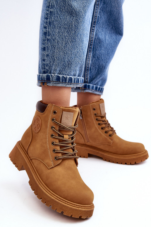 verwarmde laarzen bruine kleur Felizia verwarmde laarzen bruine kleur Felizia