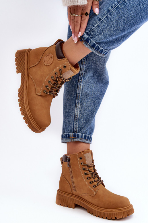 verwarmde laarzen bruine kleur Felizia verwarmde laarzen bruine kleur Felizia