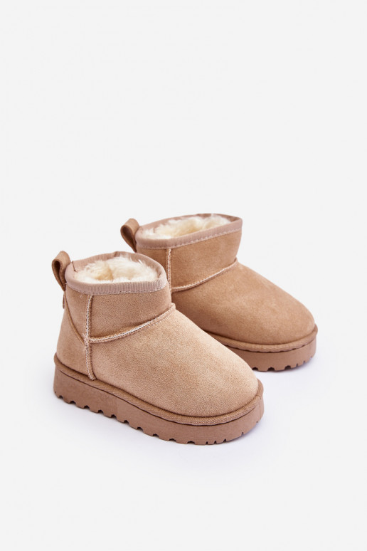 Kindersnowboots Laarzen verwarmd beige Nallita Kindersnowboots Laarzen verwarmd beige Nallita