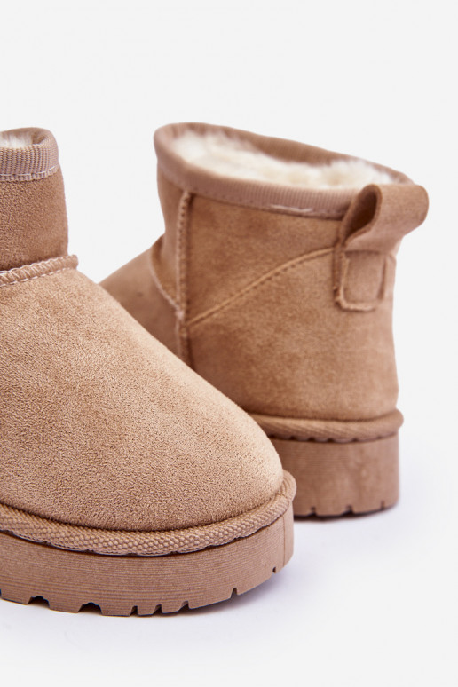 Kindersnowboots Laarzen verwarmd beige Nallita Kindersnowboots Laarzen verwarmd beige Nallita
