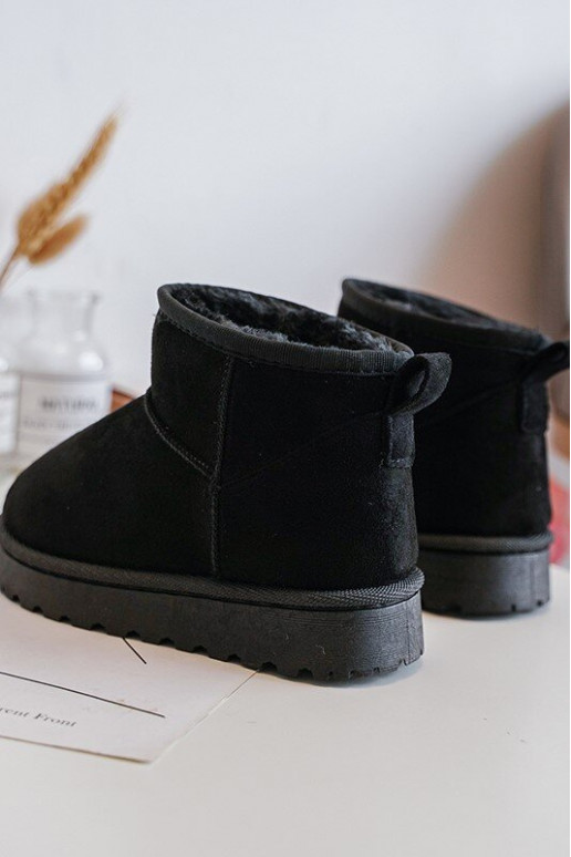 Kindersnowboots Laarzen verwarmd in de zwarte kleur Nallita Kindersnowboots Laarzen verwarmd in de zwarte kleur Nallita