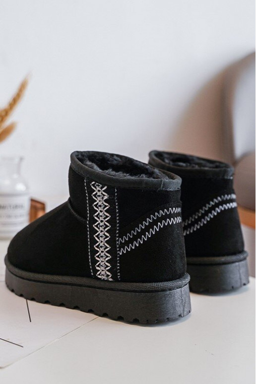 snowboots Kinderlaarzen verwarmd zwarte kleur Leonora snowboots Kinderlaarzen verwarmd zwarte kleur Leonora
