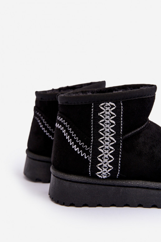 snowboots Kinderlaarzen verwarmd zwarte kleur Leonora snowboots Kinderlaarzen verwarmd zwarte kleur Leonora