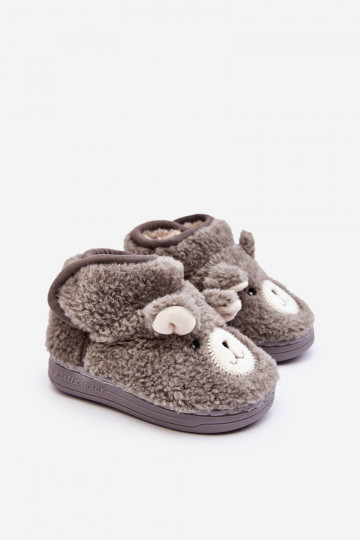Kinderslofjes grijze kleur Eberra