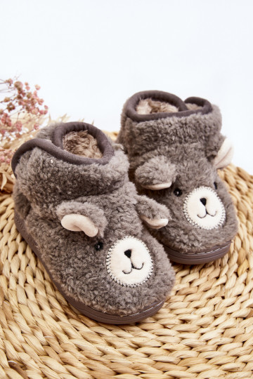Kinderslofjes grijze kleur Eberra 2