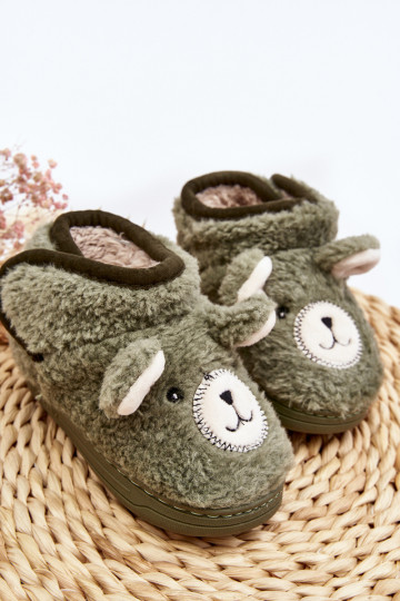 Kinderslofjes groene kleur Eberra 2