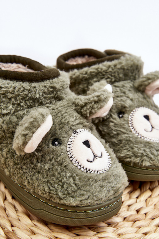 Kinderslofjes groene kleur Eberra Kinderslofjes groene kleur Eberra