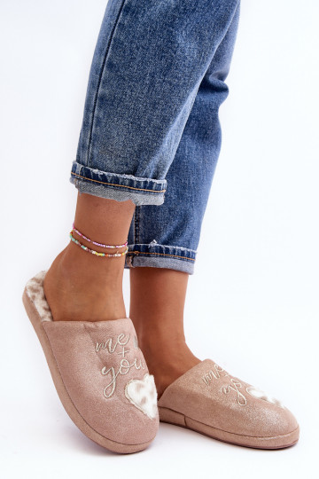 met glans Pantoffels roze Geraja 2