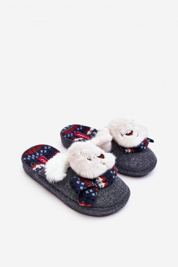 Kinderslofjes grijze kleur Dasca