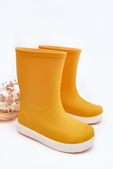 Rubberen kinderschoenen Wave Gokids 979 kleur geel 2