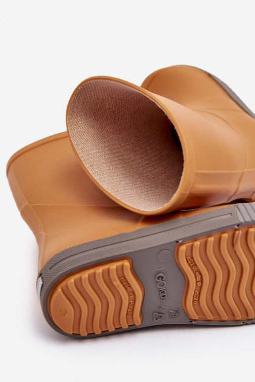 Rubberen kinderschoenen Wave Gokids 979 oranje kleur Rubberen kinderschoenen Wave Gokids 979 oranje kleur