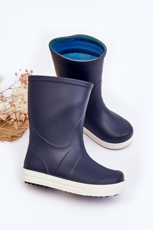 Rubberen kinderschoenen Wave Gokids 979 donkerblauw Rubberen kinderschoenen Wave Gokids 979 donkerblauw